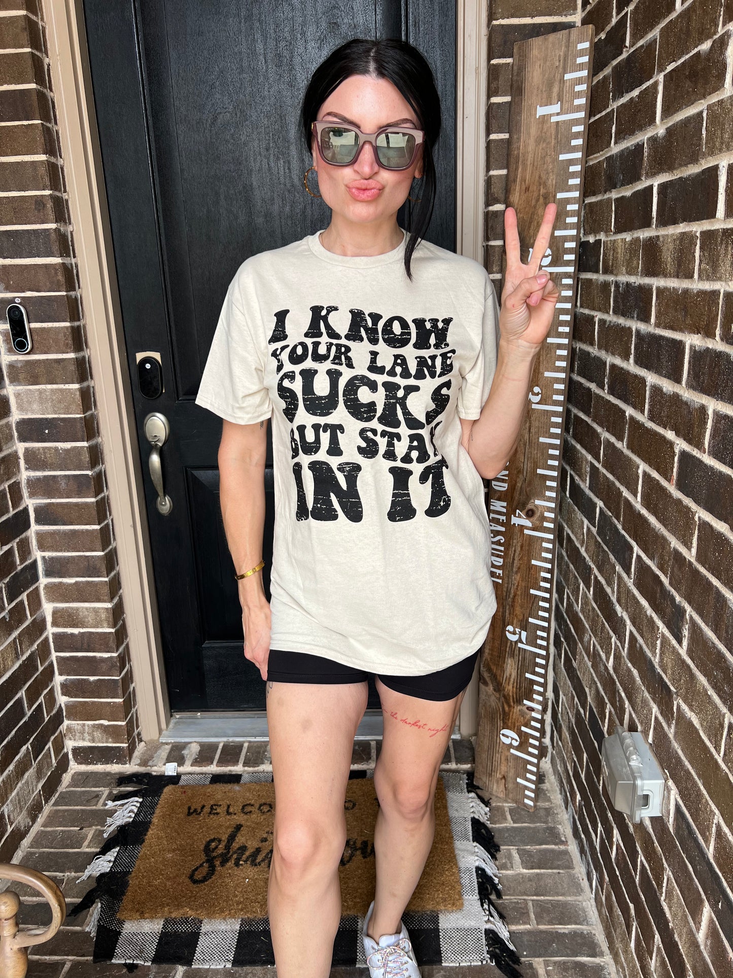 I Know Your Lane Sucks Tee