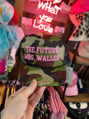 Future Mrs. Wallen Camo Trucker Hat