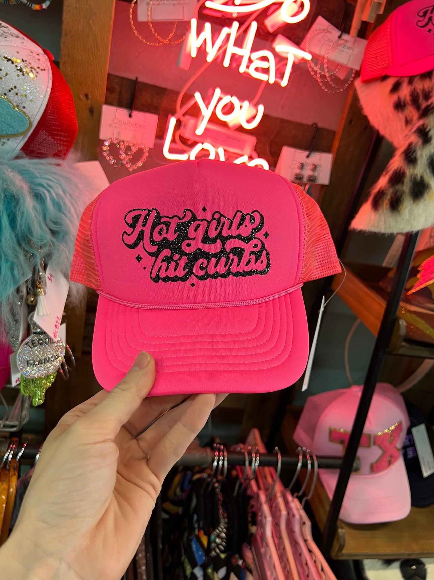 Hot Girls Hit Curbs Trucker Hat