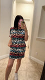 Leopard T-Shirt Dress