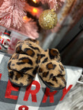 Leopard Fuzzy Slippers